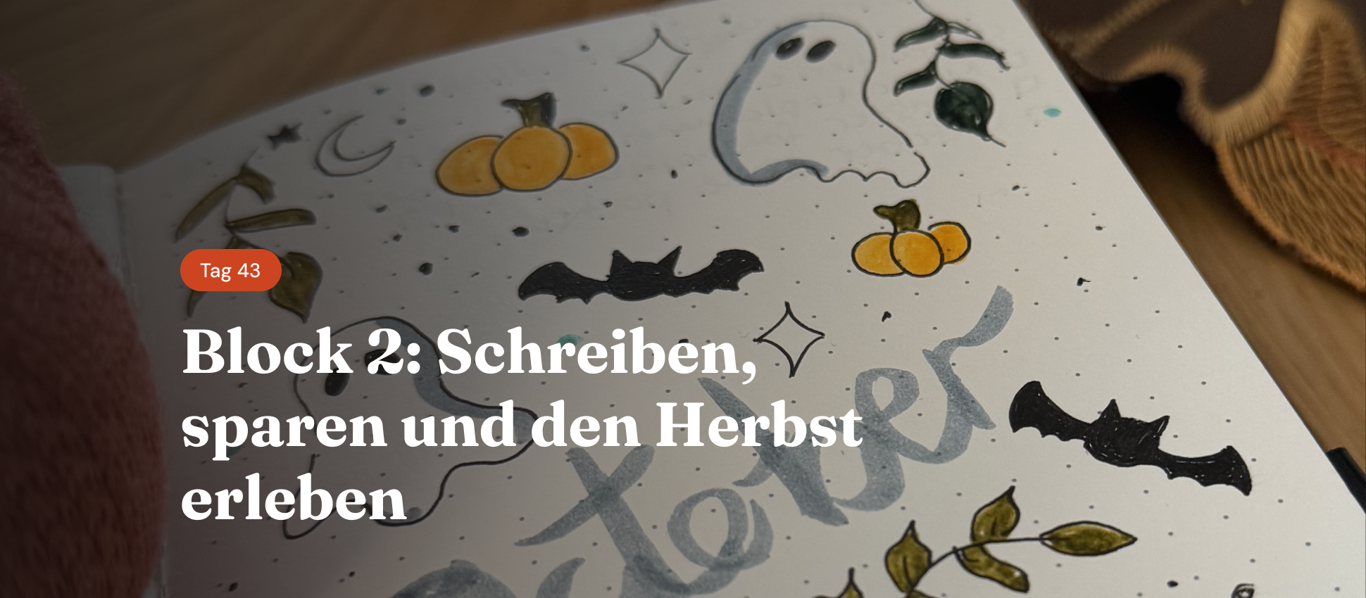 Block 2: Schreiben, sparen und den Herbst erleben